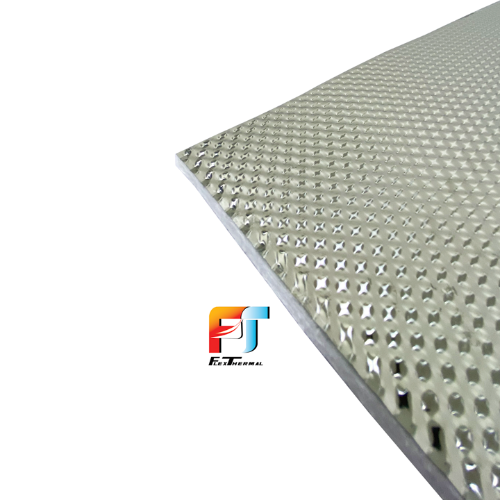 Stainless Steel Heat Shield w/ Adhesive, 23"x24", Each