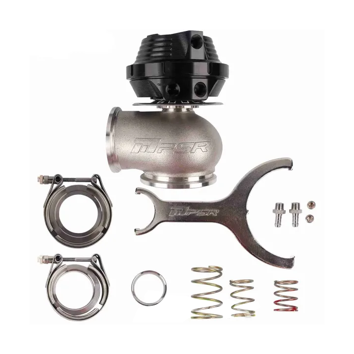PSR Wastegate New Gen 38mm Black, Dual V-Band