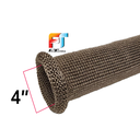 Titanium Knit Exhaust Sleeve 4"