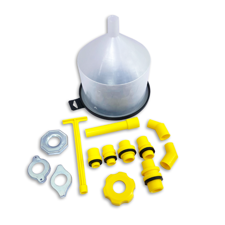 Coolant Filling Funnel Kit, 15pcs/set