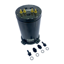 EFI Clinic Aluminum 2.6L/2.8L AN8 Fuel Surge Tank for Single/Twin 39mm-40mm In-tank Pumps