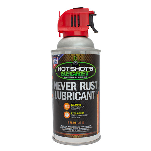 Hot Shot's Secret Never Rust Lubrical 9oz Aerosol