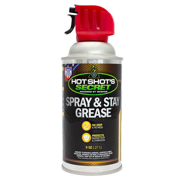 Hot Shot's Secret Spray & Stay Grease 9oz Aerosol
