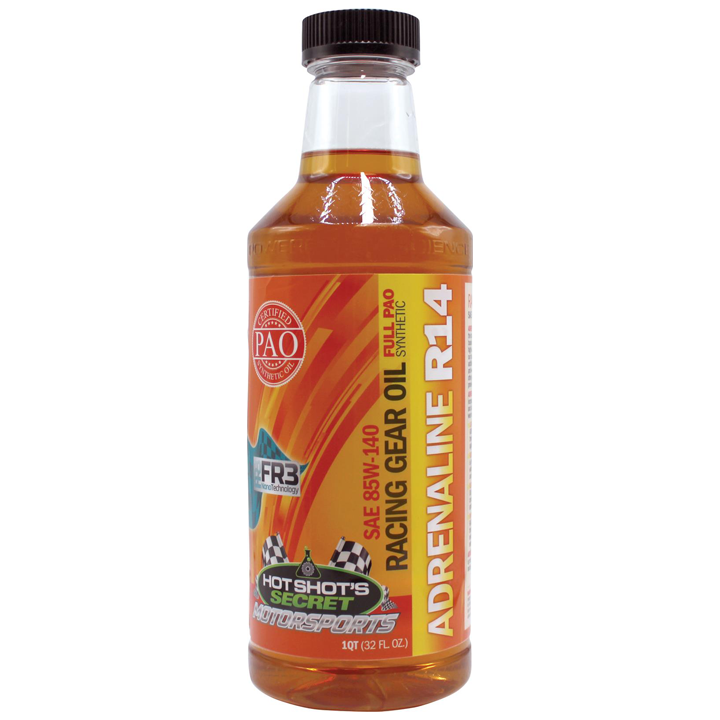 Hot Shot's Secret Adrenaline Gear Oil R14 85W-140 32oz