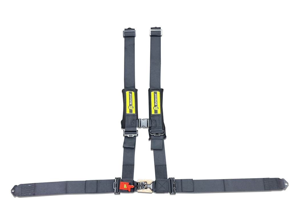 3" 4pt Seatbelt Forged Latch & Link UTV, Black