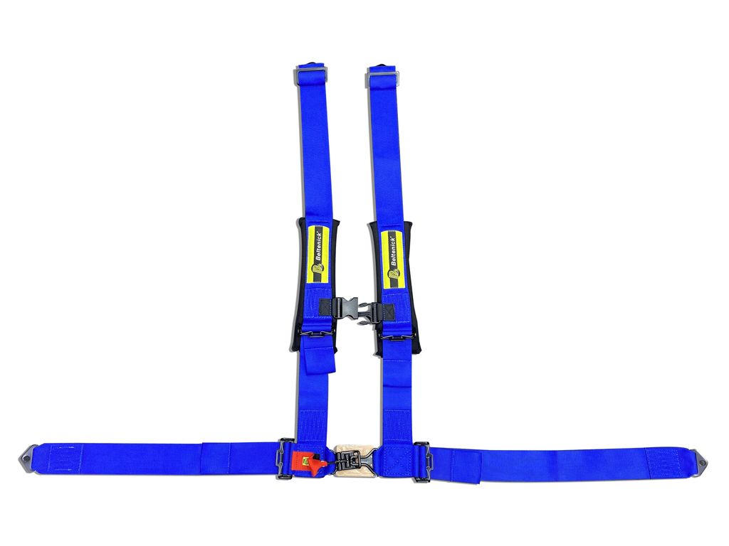 3" 4pt Seatbelt Forged Latch & Link UTV, Blue