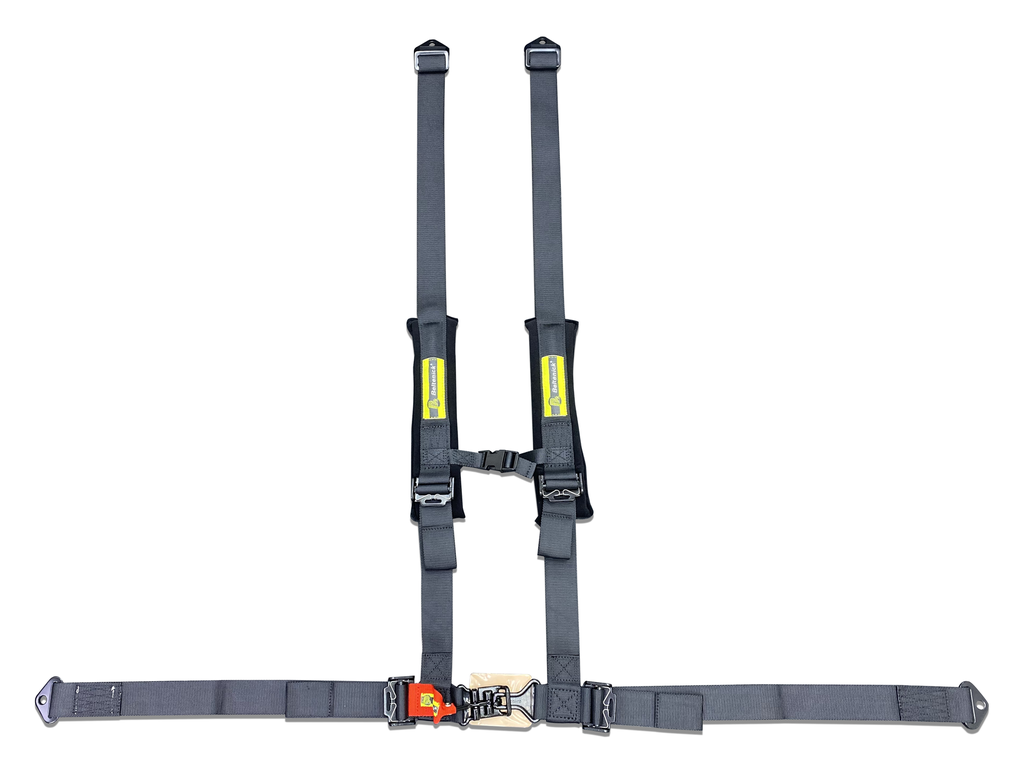 2" 4pt Seatbelt Forged Latch & Link UTV, Black