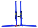 2" 4pt Seatbelt Forged Latch & Link UTV, Blue