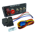 Racing Switch Panel, Covered Toggle Switch, 3 Toggle Switch, Push Button, Red LED