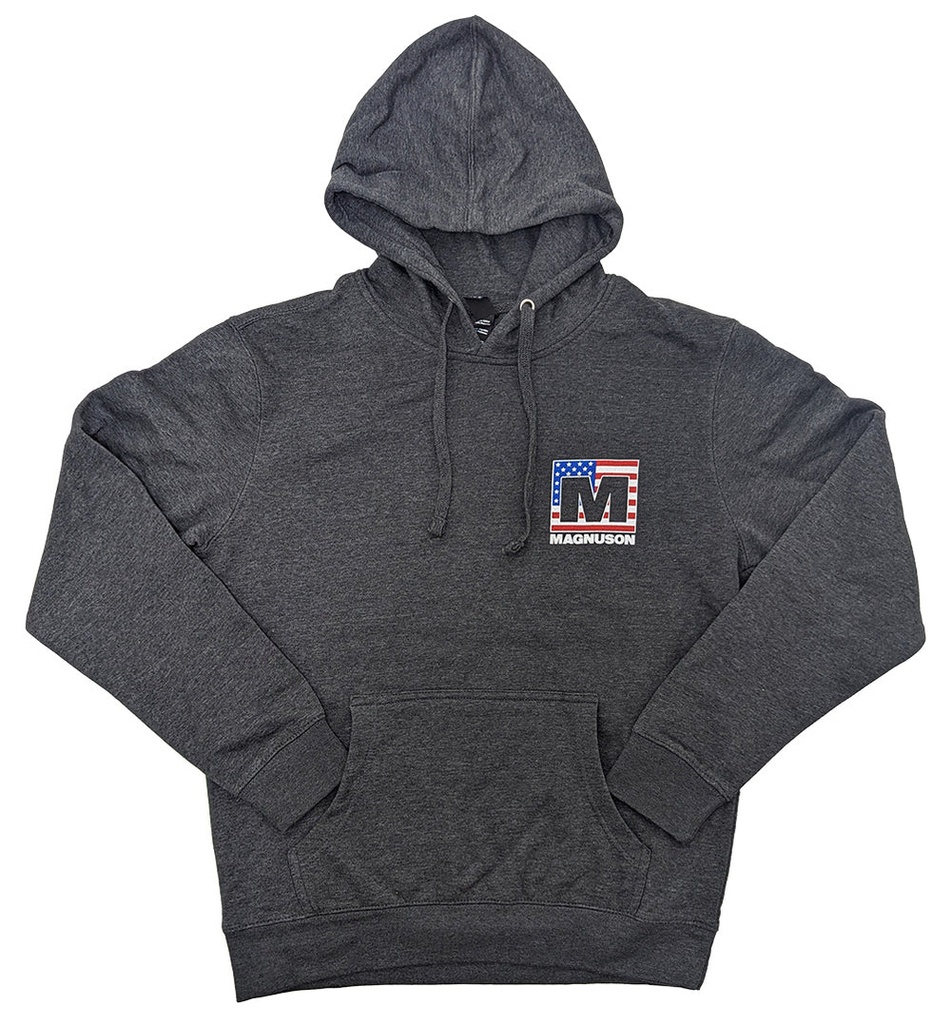 Magnuson Grey Flag Hoodie L