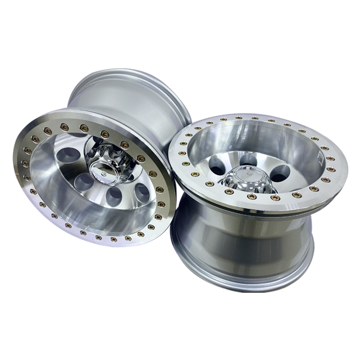 Beadlock Wheel, Size 15"x10", 6 Bolts, Set of 2