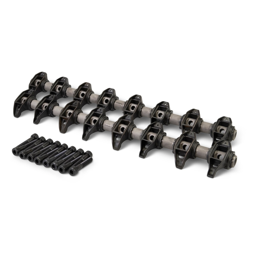Comp Cams Rocker Arm, Max-Lift BSR, Shaft Mount, 1.7 Ratio, Non-Roller, Black Nitride, Steel, GM LS-Series, Kit