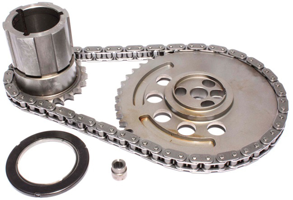 Comp Cams LS Single Chain Hex Adjust Type for 3-Bolt Cam, 4 Pole Reluctor (58x), One-Piece Oil Cog w/ Gear