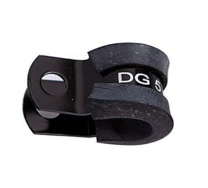 Cushioned P-Clamp 7.9mm Black