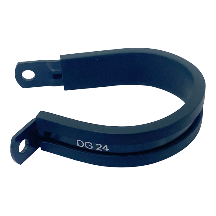 Cushioned P-Clamp 38.1mm Black