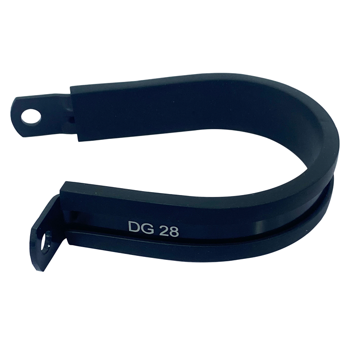 Cushioned P-Clamp 44.5mm Black