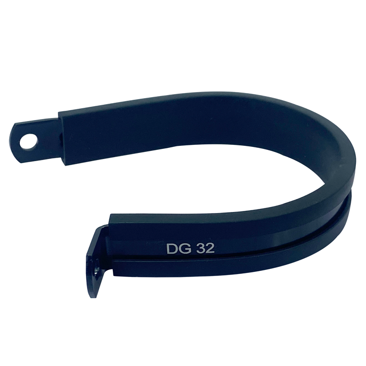 Cushioned P-Clamp 50.8mm Black