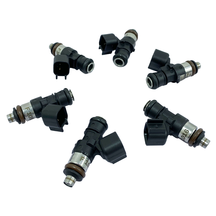 AUS Injection Bosch Based 1500 cc Short, 14mm Top O-Ring, Set of 6