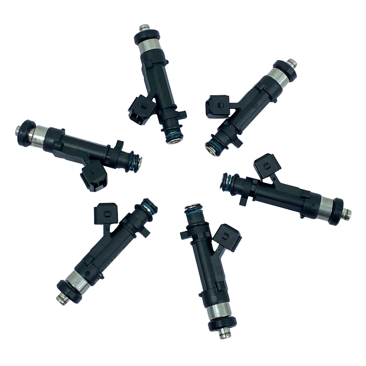 AUS Injection Bosch Based 1100 cc Short, 11mm Top O-Ring, Set of 6