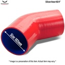 Silicon Hose 45D 4&quot; Red