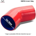 Silicon Hose 45D 3.5&quot; Red