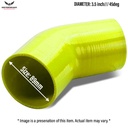 Silicon Hose 45D 3.5&quot; Yellow