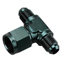 Tee-Adapter Female to Male AN6 Black