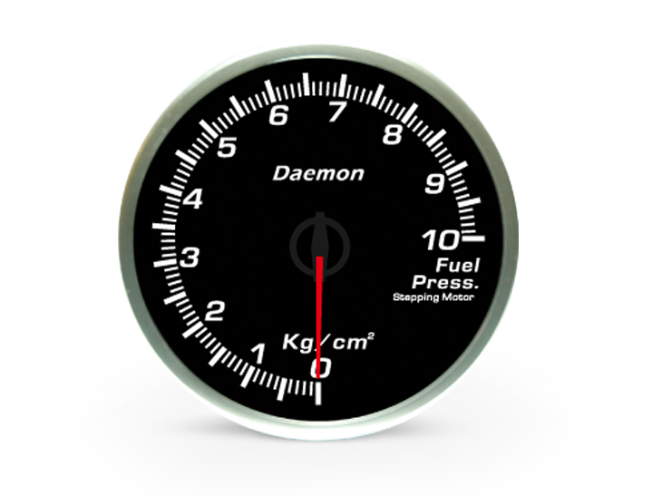 Daemon Fuel Pressure Gauge White