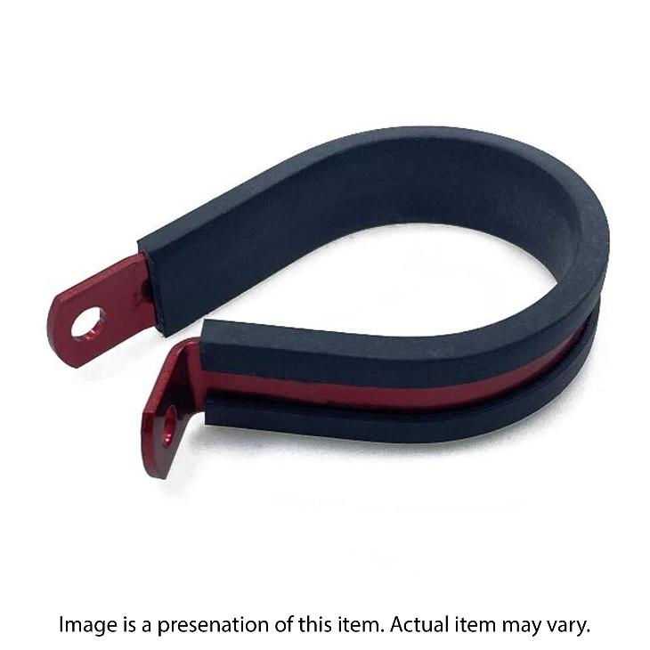 Cushioned P-Clamp 12.7mm Red