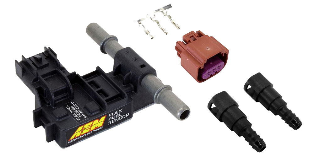 AEM Flex Fuel Sensor Kit, Barbed