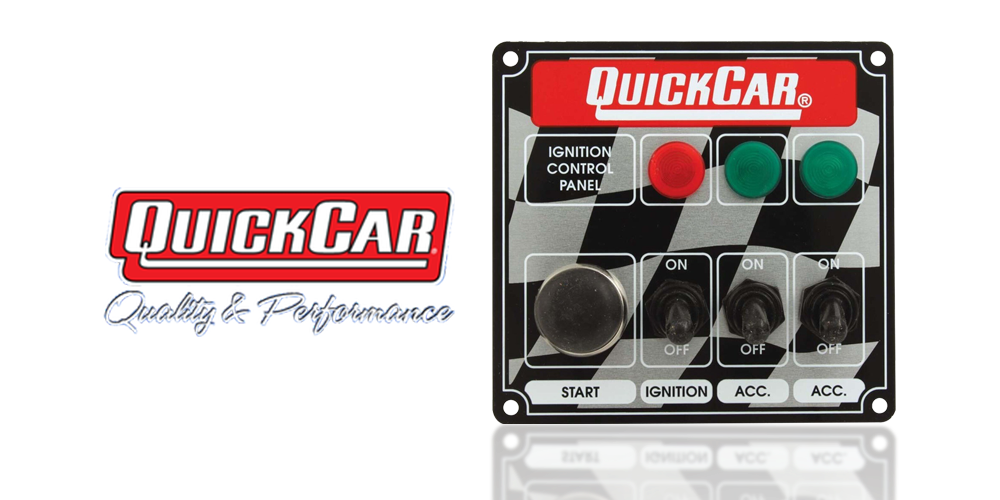QuickCar 1 Switch &amp; 1 Button w/ Light 50-052