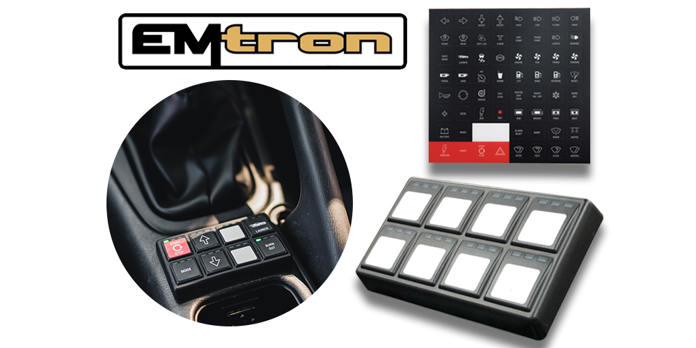 Emtron 8 Button CAN Keypad