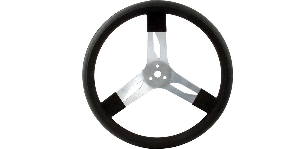 QuickCar Aluminum Steering Wheel 15&quot; Black