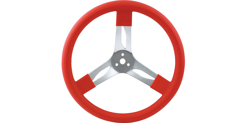 QuickCar Aluminum Steering Wheel 17&quot; Red