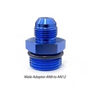 Male Adapter AN8-AN12 Blue