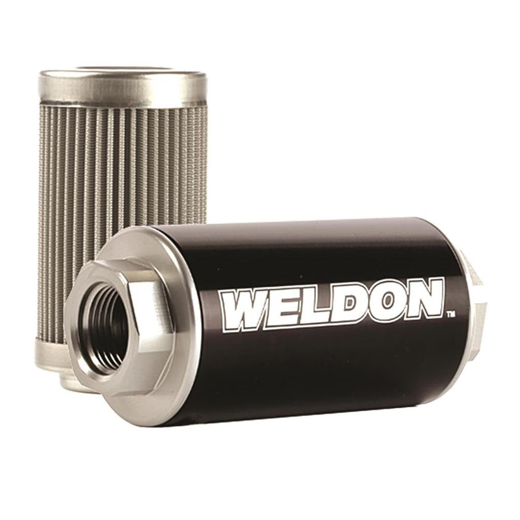 Weldon Fuel Filter 100 micron SS AN12