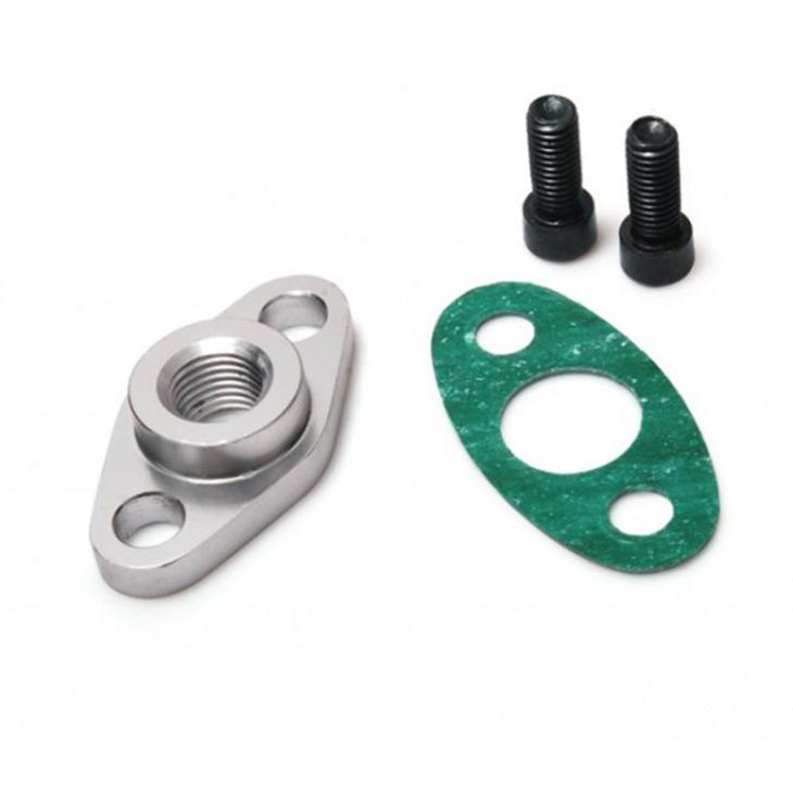 1/4" NPT Turbo Oil Feed Flange Adaptor