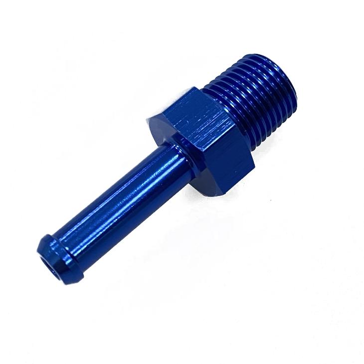 1/8" NPT to 1/4" Barb ST Blue