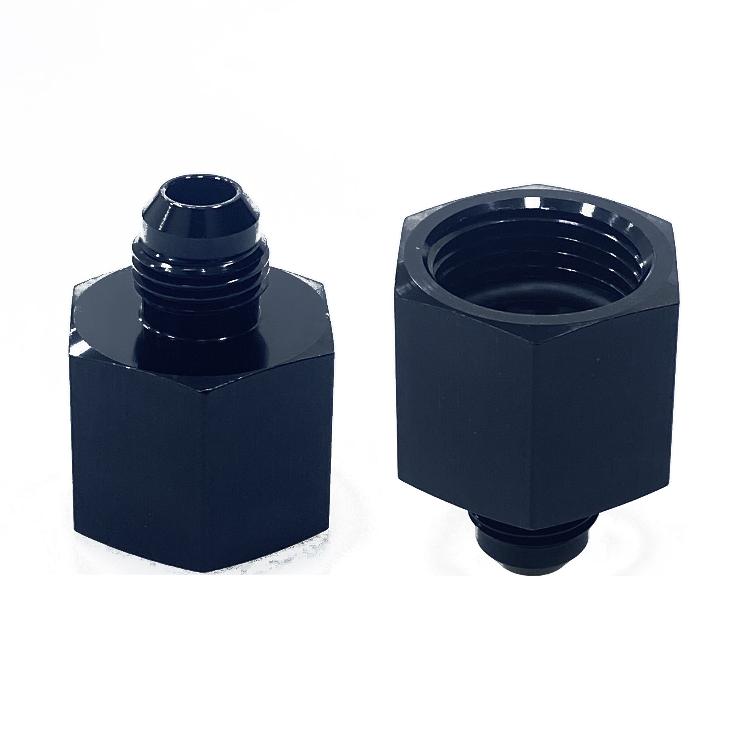 10AN Female to 6AN Male Flare Reducer Black