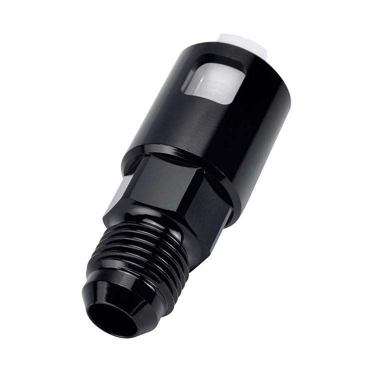 AN6 Male to 5/16" Tube Fitting Black