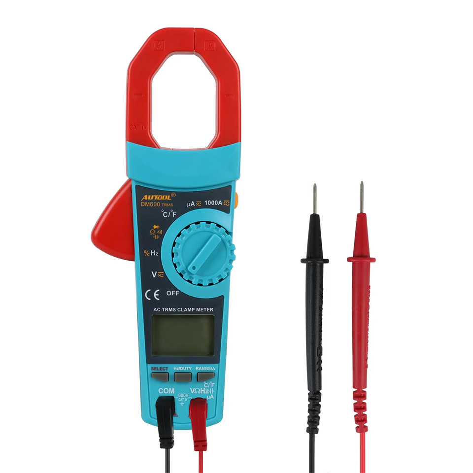 Autool DM600 Auto Diagnostic Multimeter 12V Digital Tester Clamp