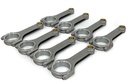 BC Con Rod Chevrolet LS Series - ProH2K 6.125" Heavy-Duty w/ ARP2000 7/16" Fasteners, Set of 8