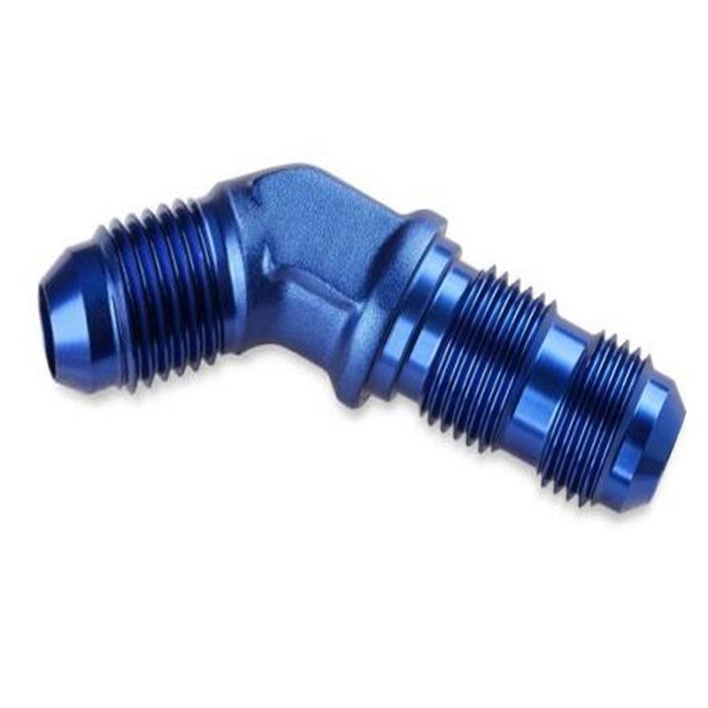 Bulkhead 45D AN8 Blue