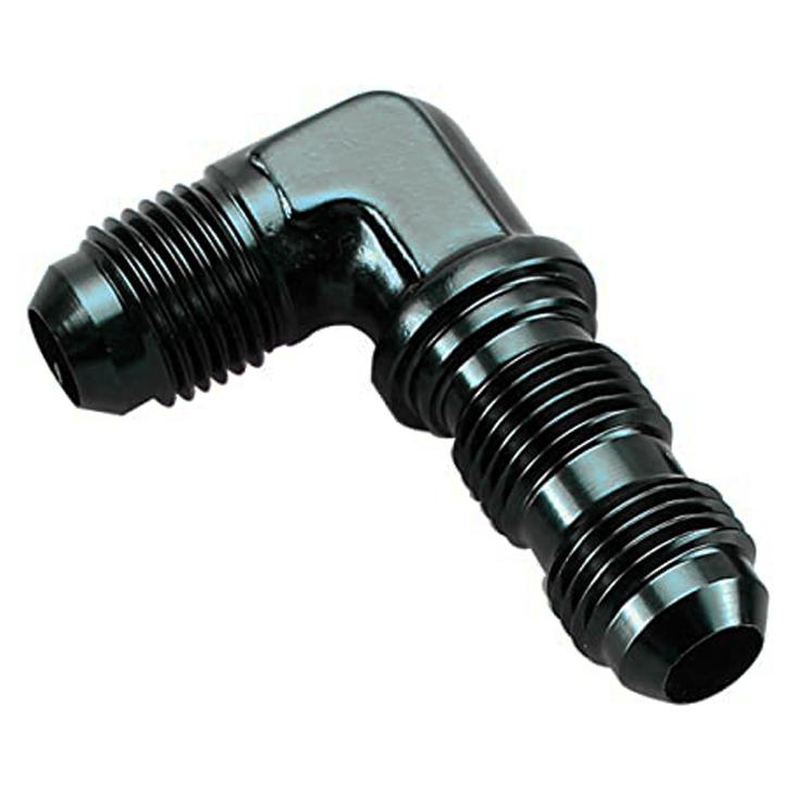 Bulkhead 90D AN8 Black