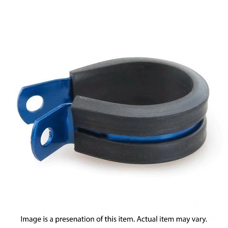 Cushioned P-Clamp 19.1mm Blue