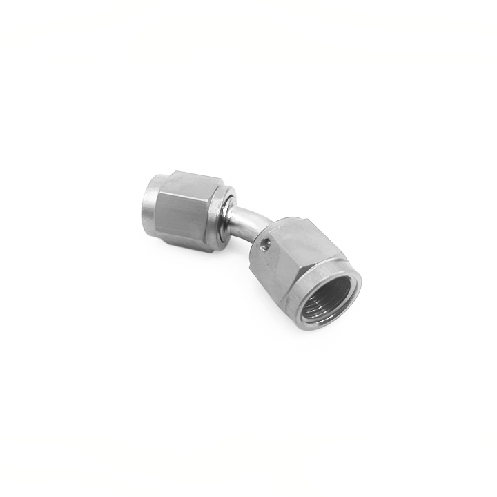 Female Adapter 45D AN3 Silver
