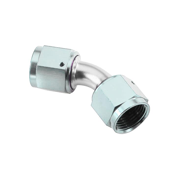 Female Adapter 45D AN6 Silver