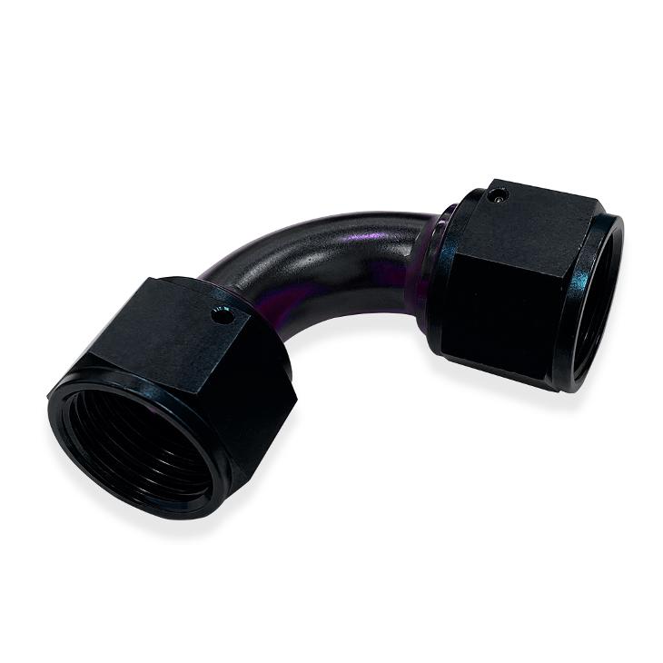 Female Adapter 90D AN12 Black