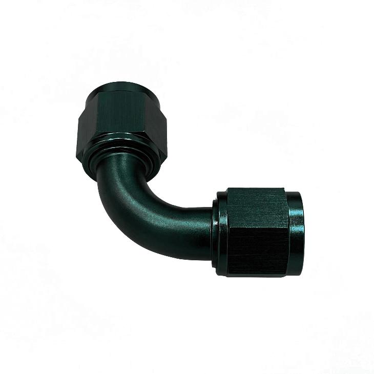 Female Adapter 90D AN8 Black