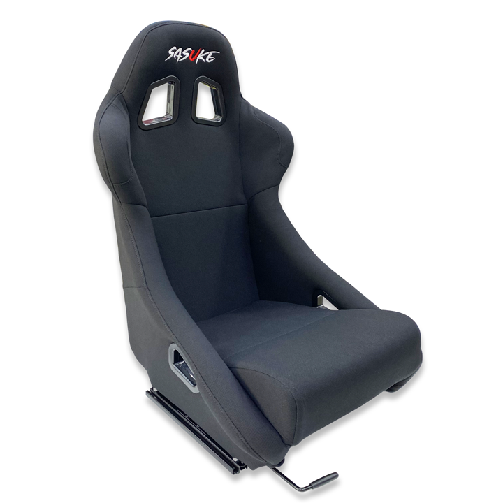 Fixed Racing Seat 1028 - Fabric Black/Black, Each